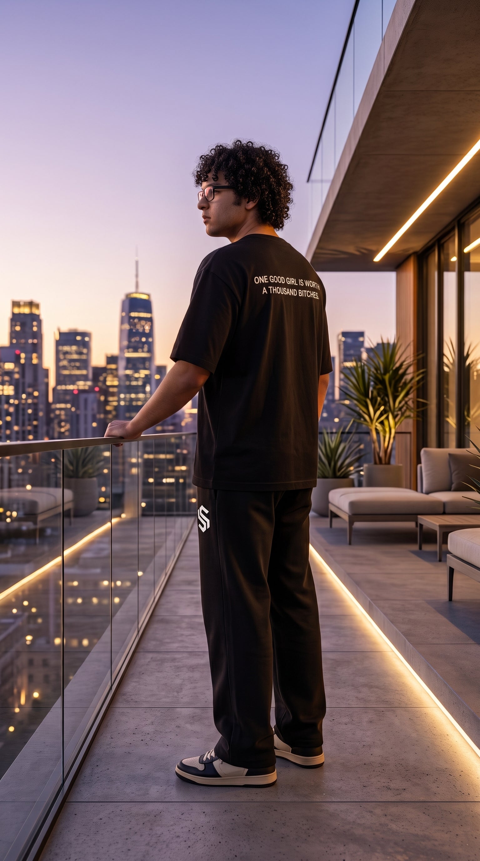Lux Line Sweatpants - black Soft Standard Store