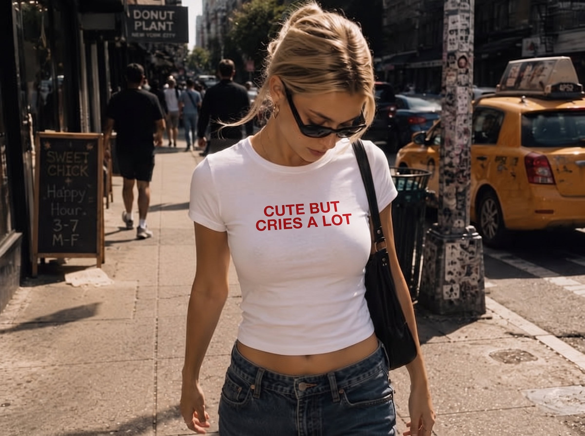 Cries Alot Baby Tee Soft Standard Store